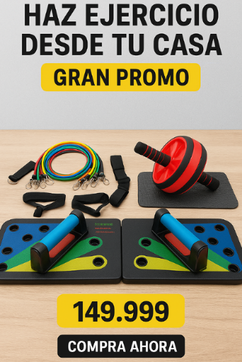 🏋️‍♀️🔥 ¡Haz ejercicio desde tu casa! 💥 Gran Promo