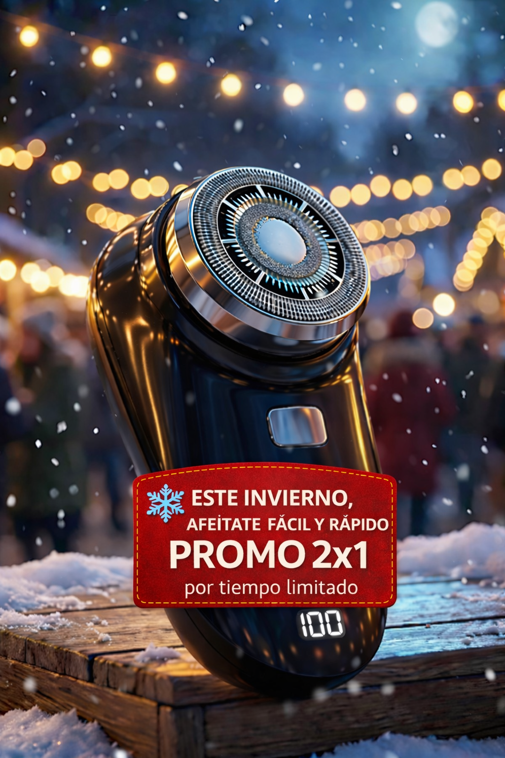 🎁 Oferta 2x1 por tiempo limitado: Afeitado rápido y preciso en cualquier lugar