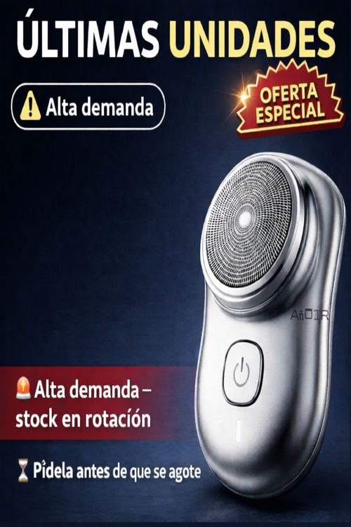 🎁 Oferta 2x1 por tiempo limitado: Afeitado rápido y preciso en cualquier lugar