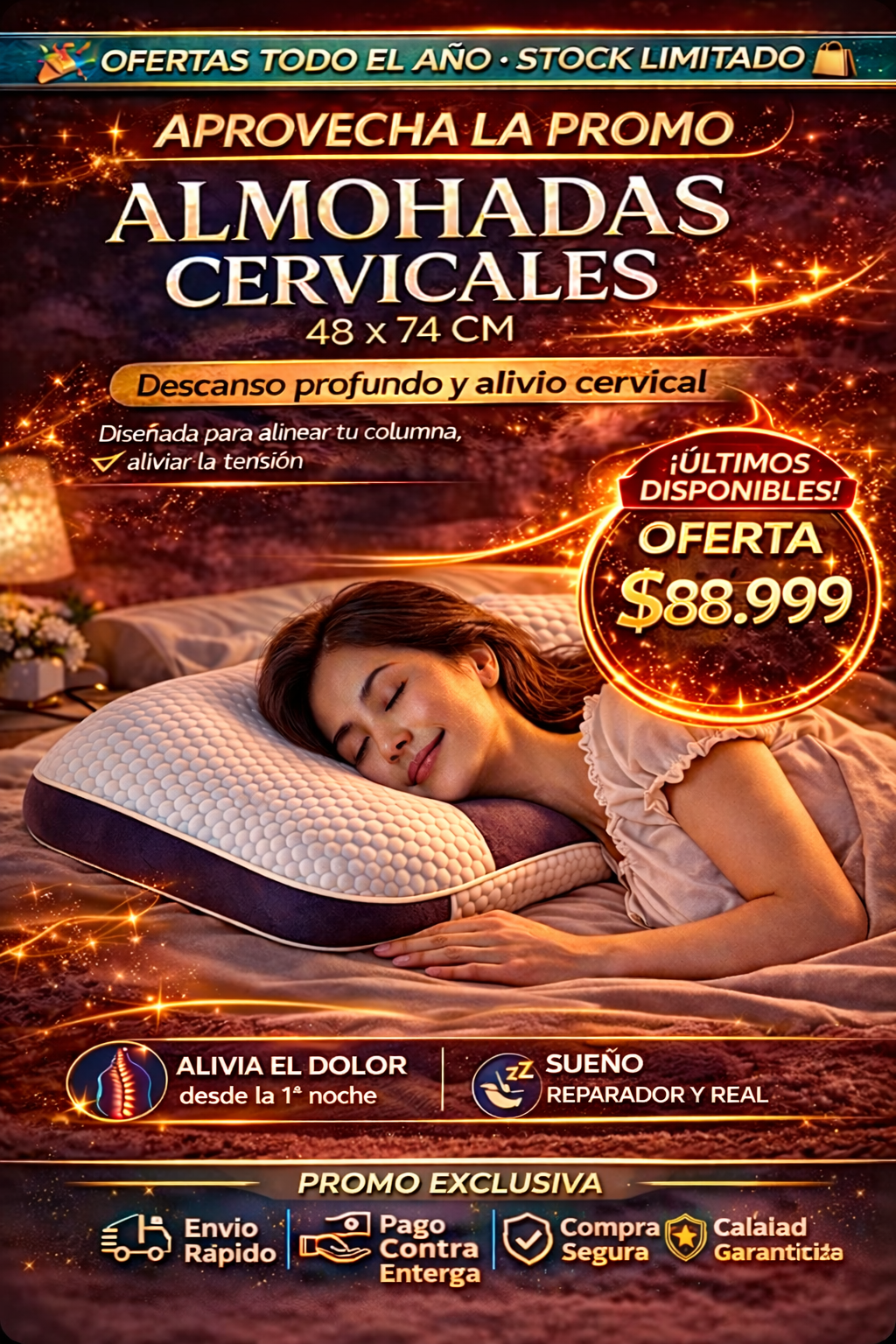 Almohada hergonimica  NeckCloud 3D™